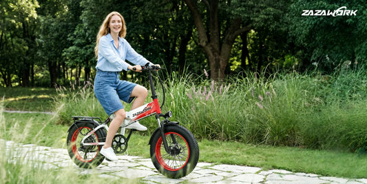 ZAZAWORK CF1000 off-road e-bike forest scene
